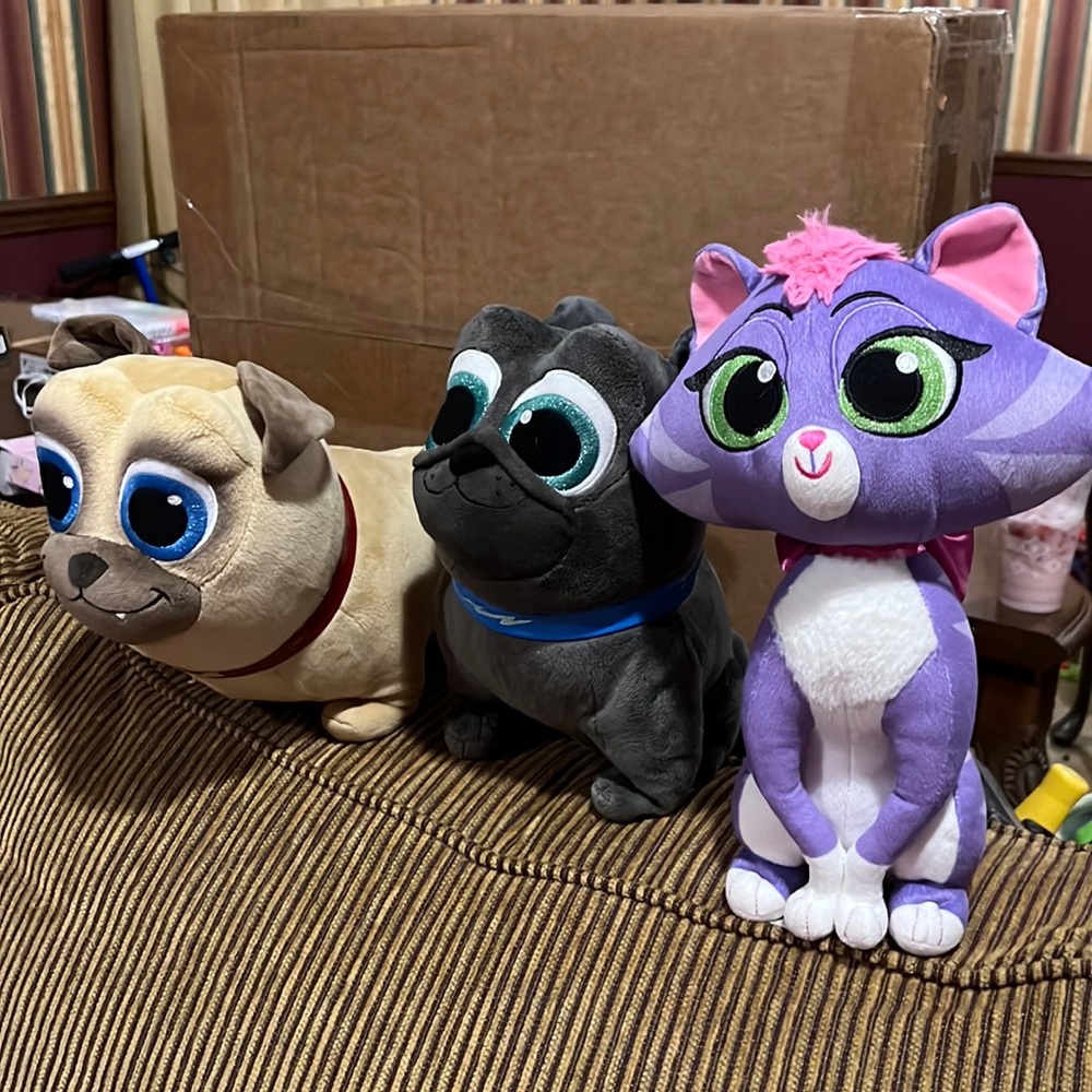 Bingo and Rolly 3 stuffies
